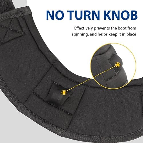 Harrison Howard Horse Bell Boots Overreach Bell Boots No-Turn Bell Boots for Horse-Durable Protective Hoof Boot thumbnail 3