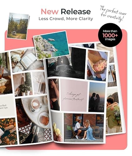 Vision Board Book Magazines with 1000+ Images – Scrapbook Supplies, Crafts for Adults, Clip Board, Junk Journal Supplies, Journaling Supplies, Board Books, Scrapbooking Supplies, Art Kit thumbnail 2