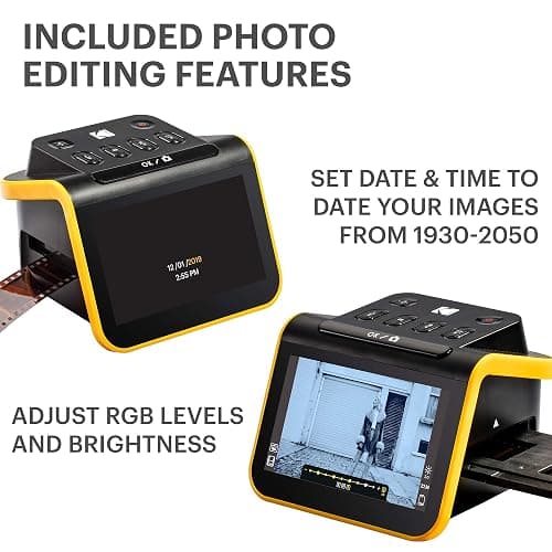 KODAK Slide N SCAN Film & Slide Scanner Digitizer with 5” LCD Screen, Quickly Convert Negatives & Slides to Digital 22MP JPEG Photos, Compatible with 135, 126 and 110 Film & Slides thumbnail 6