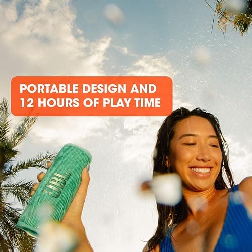 JBL Flip 6, Pink - Waterproof, Portable & Durable Bluetooth Speaker - Up to 12 Hours of Wireless Streaming - Includes Noise-Canceling Speakerphone, Voice Assistant Connect+ thumbnail 3