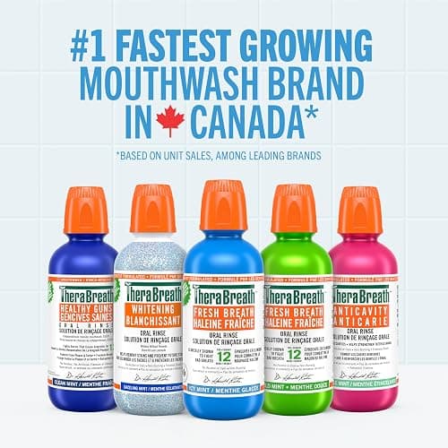 TheraBreath Fresh Breath Oral Rinse - Icy Mint | Fights Bad Breath | Certified Vegan, Gluten-Free, & Kosher | 473ml thumbnail 5