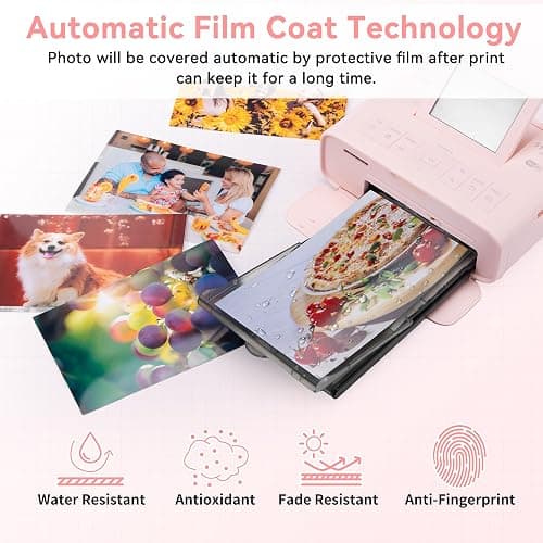 Compatible with Canon Selphy CP1500 CP1300 Ink and Paper, 4x6 Inch KP-108IN KP108 for Selphy CP1500 CP1300 CP1200 CP1000 CP910 CP900 CP810, 100mm x148 mm (3 Ink +108 Sheets Photo Paper) thumbnail 5