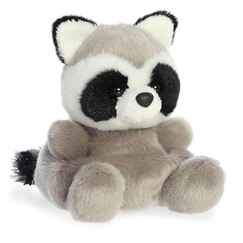 Aurora® Adorable Palm Pals™ Rascal Raccoon™ Stuffed Animal - Fun Collectible Plush for Kids and Adult Collectors - Perfect for Decorating Rooms and Birthday Gifts - Gray 5 Inches thumbnail 3