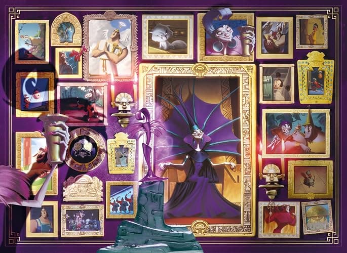 Disney Villainous: Yzma and Figurine 1000 Piece Jigsaw Puzzle for Adults - Every Piece is Unique, Softclick Technology Means Pieces Fit Together Perfectly - Image 1