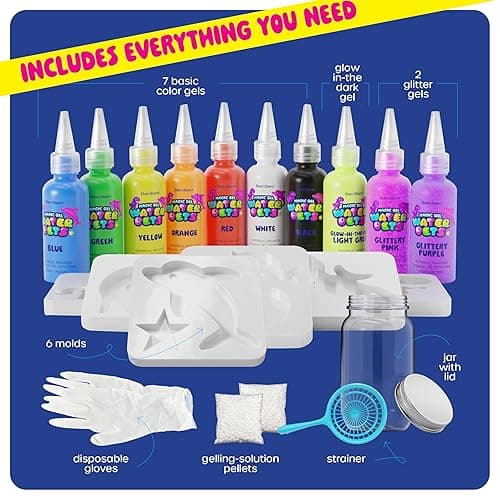 Dan&Darci Aqua Fairy Water Gel Kit for Kids - Craft for Kids - Magic Elf Toy Kits - Waters Pets - DIY Squishy Maker - Make Your Own Squishies Toys Crafts for Boys & Girls Ages 6-12 thumbnail 4