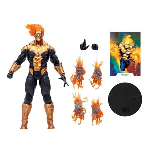 McFarlane Toys DC Multiverse Waverider (DC Classic) Gold Label 7 Inches Action Figure - Explore The Timestream with The Aged Booster Gold thumbnail 7