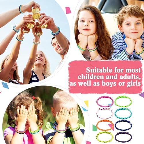 Remerry 168 Pcs Friendship Bracelets Adjustable Woven Rope Bracelets Bulk Graduation Ceremony Prom Class of 2026 Birthday Party Favors & Goodie Bag Stuffers, 8 Assorted Colors(Neon Colors) thumbnail 5