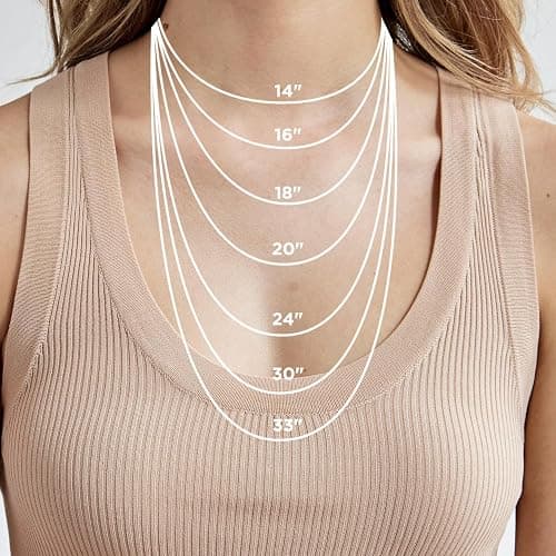 BaubleBar Initial Necklace - Dainty Gold-Plated Personalized Letter Pendant Necklace, Small Dog Tag Style Design thumbnail 5