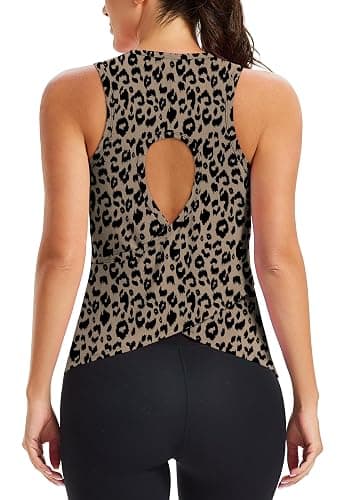 Alaroo Womens Workout Tank Tops Sleeveless Short Shirts for Sport Athletic Yoga Running Gym Loose Crop 2026 - Image 1