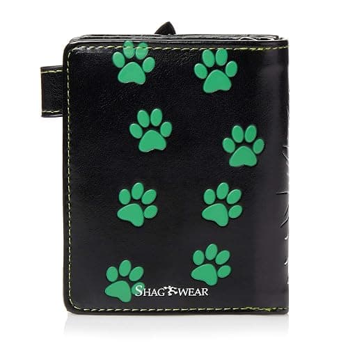 Shagwear Junge Damen Geldbörse Small Purse und Designs Cats Face Green Eyes Katzengesicht mit grünen Augen - Cats Face Green Eyes thumbnail 2