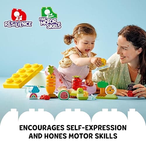 LEGO DUPLO My First Organic Garden Brick Box Building Toys - Stacking Blocks for Toddlers, Girls & Boys, Ages 1.5+ - Sensory Learning & Educational Toys for Fine Motor Skills - 10984 thumbnail 5