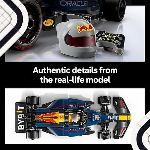 LEGO Speed Champions Oracle Red Bull Racing RB20 F1 Race Car Model Kits - Building Set for Adults, Ages 18+ with Realistic Features - Red Bull F1 DIY Crafts for Display - Gift Idea for Fans - 77243 thumbnail 4