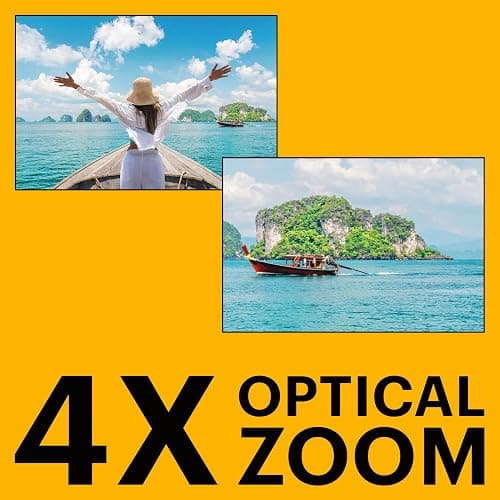 KODAK PIXPRO WPZ2 Rugged Waterproof Digital Camera 16MP 4X Optical Zoom 2.7" LCD Full HD Video, Red thumbnail 4