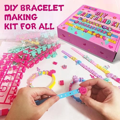 Dupamind Friendship Bracelet Making Kit for Girls, Christmas Gifts Art & Craft Kits for Kids, DIY Jewelry Making Kit, Birthday Present for Ages 4-12, Toy for Age 4, 5, 6, 7, 8, 9, 10, 11, 12 Years Old thumbnail 3