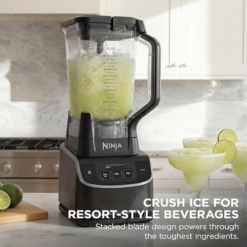 Ninja UltraCrush Professional Blender | 1000W Power, XL 72-oz.* Pitcher | Total Crushing Technology | 3 Manual Speeds for Smoothies, Sauces & More | Full-Size Countertop | Black | BP201 (2026) thumbnail 5