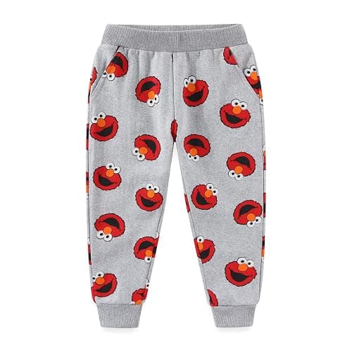 Sesame Street Elmo and Cookie Monster Boys Long Sleeve Shirt and Pants Set for Infant and Toddler thumbnail 3