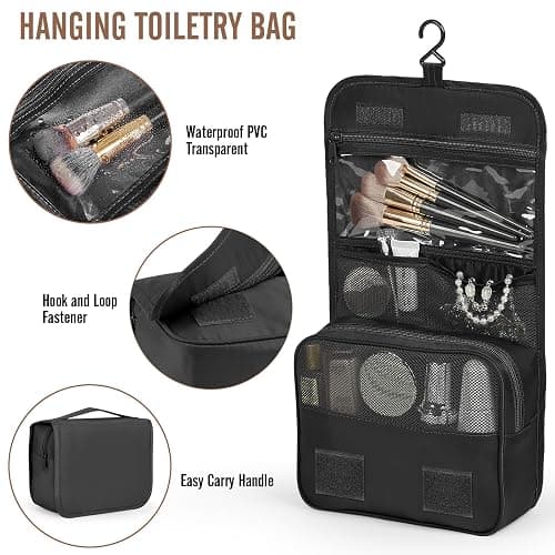Veken 10 Set/8 Set Packing Cubes for Travel Essentials, Suitcase Organizer Bags in 4 Sizes, Carry-On Luggage Accessories with Large Laundry & Toiletry Bag, Must-Have for Airplane, Road Trip & Camping thumbnail 3