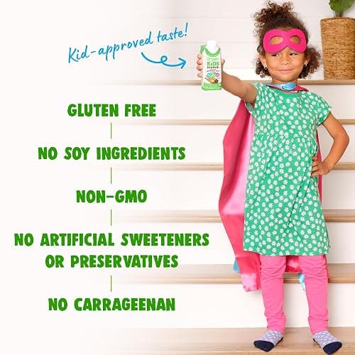 Orgain Organic Kids Nutritional Protein Shake, Chocolate, Healthy Kids Snacks, 8g Dairy Protein, 3g Fiber, 22 Vitamins & Minerals, No Soy Ingredients, Gluten Free, Non-GMO, 8.25 Fl Oz (Pack of 12) thumbnail 5