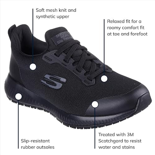 Skechers Women's Squad Sr Food Service Shoe thumbnail 5