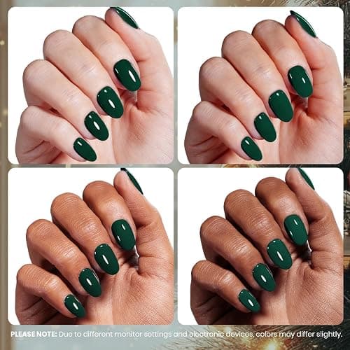 Beetles Green Gel Nail Polish 0.51OZ Dark Forest Green Gel Polish Color HEMA-Free Soak Off UV Nail Lamp Manicure Salon DIY Art Design Decoration at Home Gift for Women Urban Ivy thumbnail 6