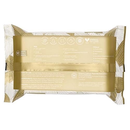 The Honest Company Flushable Wipes for Sensitive Skin, Fragrance-Free Hypoallergenic pH-Balanced Feminine Wipes, 99% Water Safe-to-Flush Wipes, Gilded Wings, 126 Count thumbnail 11