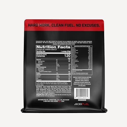 Jocko Fuel Mölk Whey Protein Powder 22g Low Sugar Monk Fruit Blend - Muscle Recovery & Growth, Packaging May Vary (27 Servings, Strawberry Milkshake) thumbnail 2