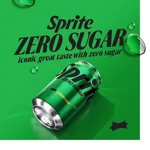 Sprite Lemon Lime Soda Soft Drinks, 12 fl oz, 12 Pack,Cans thumbnail 3