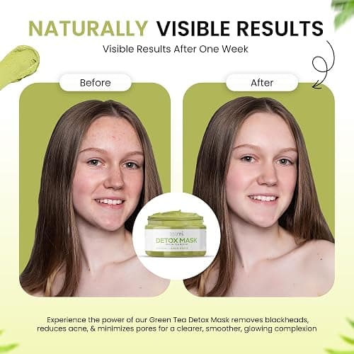 Teami Detox Face Mask for Hydraiting,Stick Mask Alternative Moisturizing & Purifying, Blackhead Remover Green Tea Mask Cleanse Mask reduces Acne & oil, Pore Minimizer Clay Mask for All Skin Types thumbnail 5
