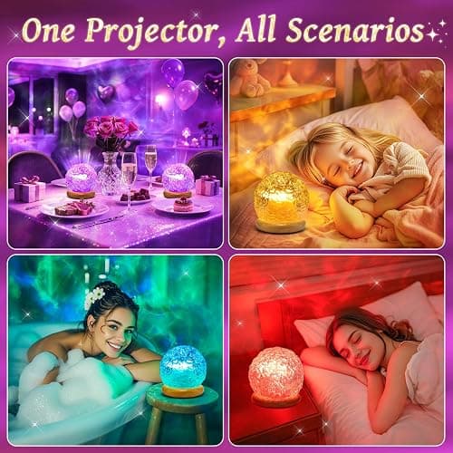 Ambient Lighting, 216 Modes Mood Lighting, 3-in-1 Sunset Lamp & Ocean Lamp & Northern Lights Projector with Remote, Teen Valentines Gifts for Teen Girls,Room Lights for Bedroom,Gifts for Teenage Girls thumbnail 3