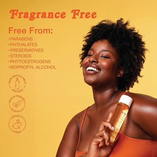 Bio-Oil Fragrance-Free Body Oil Serum for Scars & Stretch Marks, 6.7 fl oz | Dry Skin Moisturizer, Rosehip & Chamomile Oils, Scar Treatment, Stretch Mark Oil, Sensitive Skin Safe, Face and Body thumbnail 4