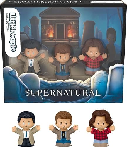 Little People Collector Supernatural TV Show Special Edition Set, 3 Figures for Adults & Fans in Display Package - Image 1
