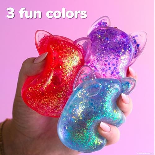 Original Squishmallows™ SLIMYGLOOP Blue Gelli Gels™, Slow Rising Sensory Squeeze Toy with Glitter, Gel Filled Fidget Toys thumbnail 6