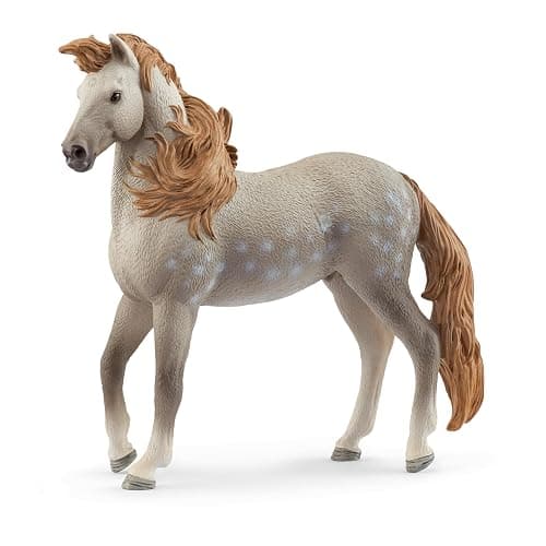 Schleich Horse Club - Andalusian Stallion - 5" Hand-Painted Collectable, Realistic Toy Horse Figurine for Girls and Boys. Durable Educational Figure for Fun Imaginative Play. Kids Toys Ages 5+ 14894 - Image 1