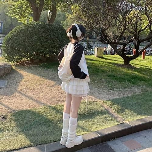 OATSBAS Y2K Cute Sweatshirts for Women Teen Girls Animal Print Long Sleeve Preppy Sweatshirt Kawaii Clothes thumbnail 4