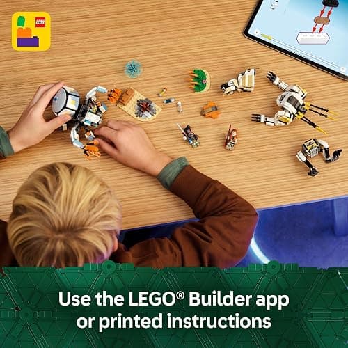 LEGO Horizon Adventures Aloy & Varl vs. Shell-Walker & Sawtooth Kids Toy - Building Toy for Boys & Girls, Ages 9+ - Gaming Gift Idea for Horizon Fans - 77037 thumbnail 6