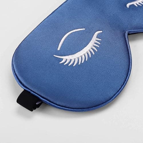 ALASKA BEAR Mulberry Silk Sleep Mask Luxury Cool and Lustrous Eye Cover for Sleeping, Embroidery Gift Ready Packaging, Limited (Original Version Flat) thumbnail 3