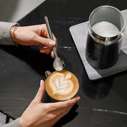 Nespresso Aeroccino 3 Milk Frother - Automatic Hot & Cold Foam Maker for Coffee, Latte, Cappuccino, and Macchiato - Black thumbnail 2