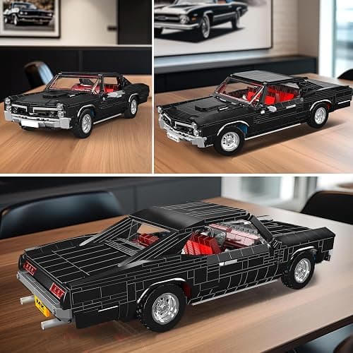 Mould King 10199 Car Model Kits, MOC Bricks Collectible Sports Car Building Blocks, Static Version 1563 PCS thumbnail 7