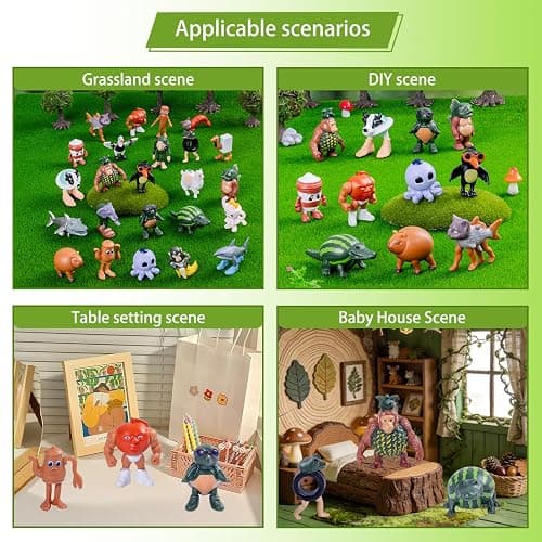 Nerfcareani 24PCS Brainrot Italian Memes Keychain Tung Tung Tung Sahur Keychain Tralalero Tralala Figurine Classroom Gifts Party Favors Boys Girls Easter Basket Stuffers Easter for Toddlers thumbnail 3