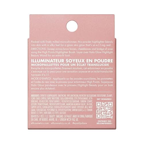 e.l.f. Halo Glow Silky Powder Highlighter, Long-Lasting Luminous Face Finish, Cake-Resistant With Micro-Shimmer, Vegan & Cruelty-Free, Soft Pearl Era thumbnail 10