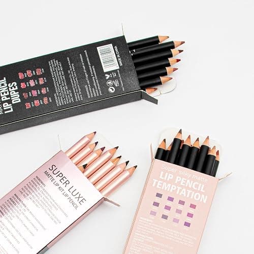 SHCOETY Matte Lip Liner Set, 36 Pieces Waterproof Lip Pencils,Assorted Colors thumbnail 2
