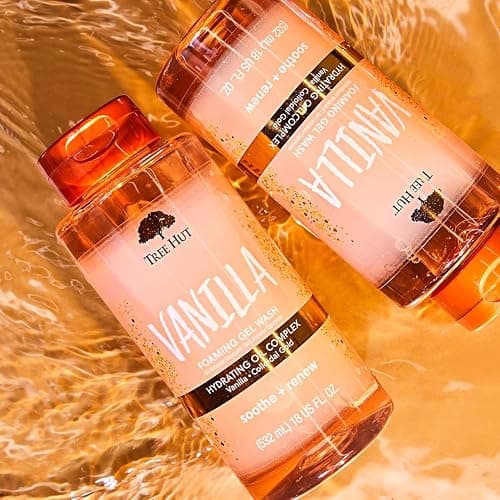 Tree Hut Body Wash, Vanilla, 18 Fl Oz | Hydrating & Moisturizing Shower Gel with Shea Butter & Essential Oils, Soft Smooth Glowing Skin thumbnail 4