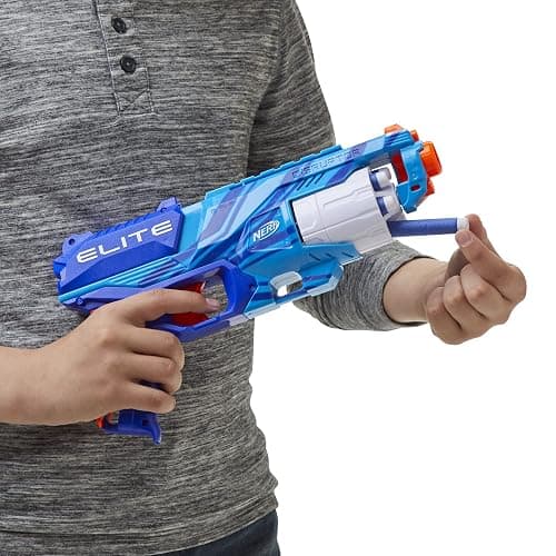 Nerf Elite Disruptor Blaster Reflex, Slam Fire, Blue (Amazon Exclusive) thumbnail 3