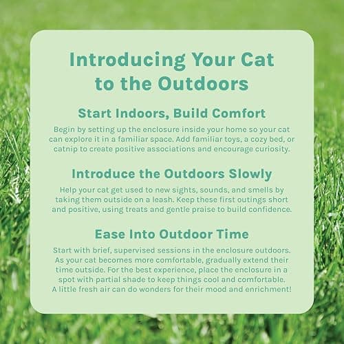 Kitty City Outdoor Catio Furniture and Play Kits for Cats, Outdoor Mega Kit thumbnail 9