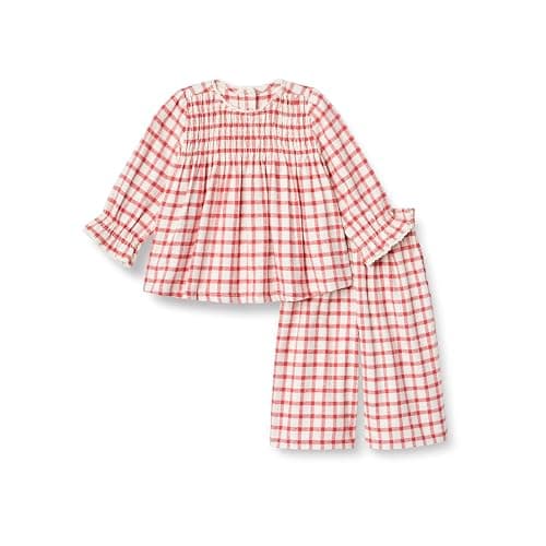 Amazon Essentials x Sofia Grainge Toddlers and Baby Girls' Long Sleeve Flannel Set - Image 1