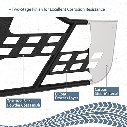 Hooke Road Wrangler TJ Tube Half Doors Offroad Tubular Trail Doors Guards for 1997-2006 Jeep Wrangler TJ Sahara Sport thumbnail 7