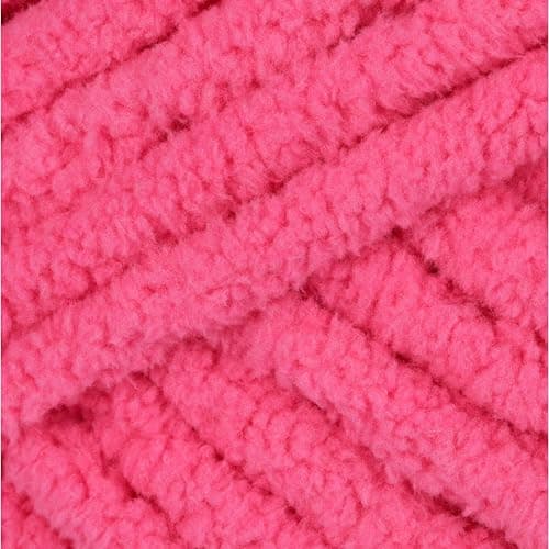 Bernat Blanket Brights Pixie Pink Yarn - 2 Pack of 300g/10.5oz - Polyester - 6 Super Bulky - 220 Yards - Knitting/Crochet - Pixie Pink - 2 Pack thumbnail 9