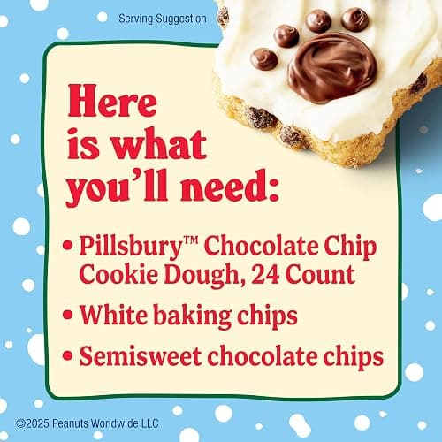 Pillsbury Ready to Bake Chocolate Chip Cookie Dough, Makes 24 Cookies, 16 oz thumbnail 4