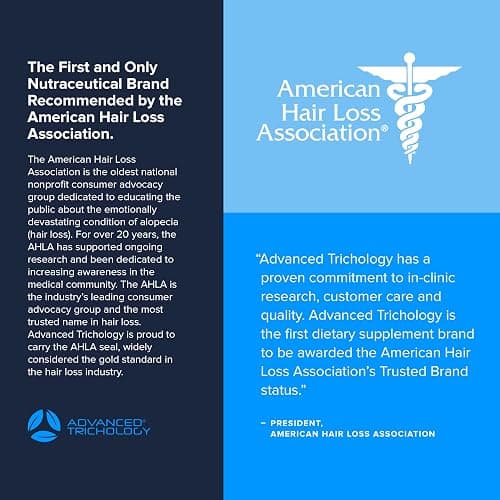 DHT Blocker - Hair Growth Supplement for Genetic Thinning for Men and Women | Approved* by American Hair Loss Association | Guaranteed, Backed by 20 Years of Experience in Hair Loss Treatment Clinics thumbnail 2