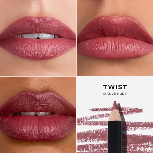 Saie Lip Liner 101 - Lip Pencil Made with a Creamy, Soft Matte Formula for a Naturally Framed or Fully Filled Look - Supercharged with Shea Butter & Jojoba Oil - Twist (.05 oz) thumbnail 3